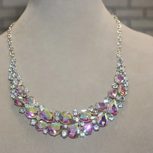 NWT Lane Bryant Statement Bling Necklace and Matching earrings STUNNING! - Picture 3 of 9